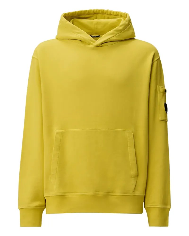 C.P. Company Hoodie mit Linsen-Detail - Gelb Gelb