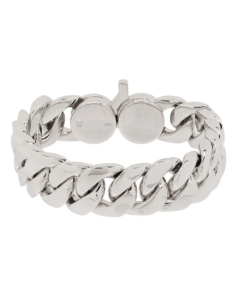 Tom Wood Klobiges Kettenarmband aus Sterlingsilber Silber