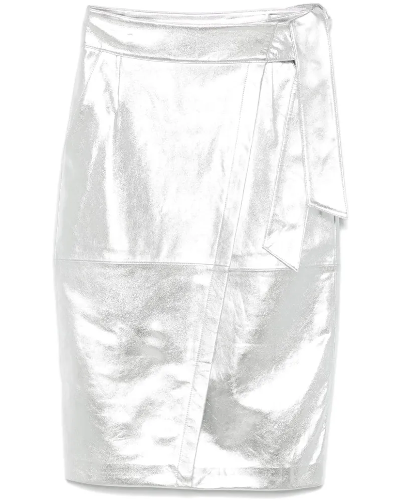 ba&sh Jupe Faye Rock - Silber Silber