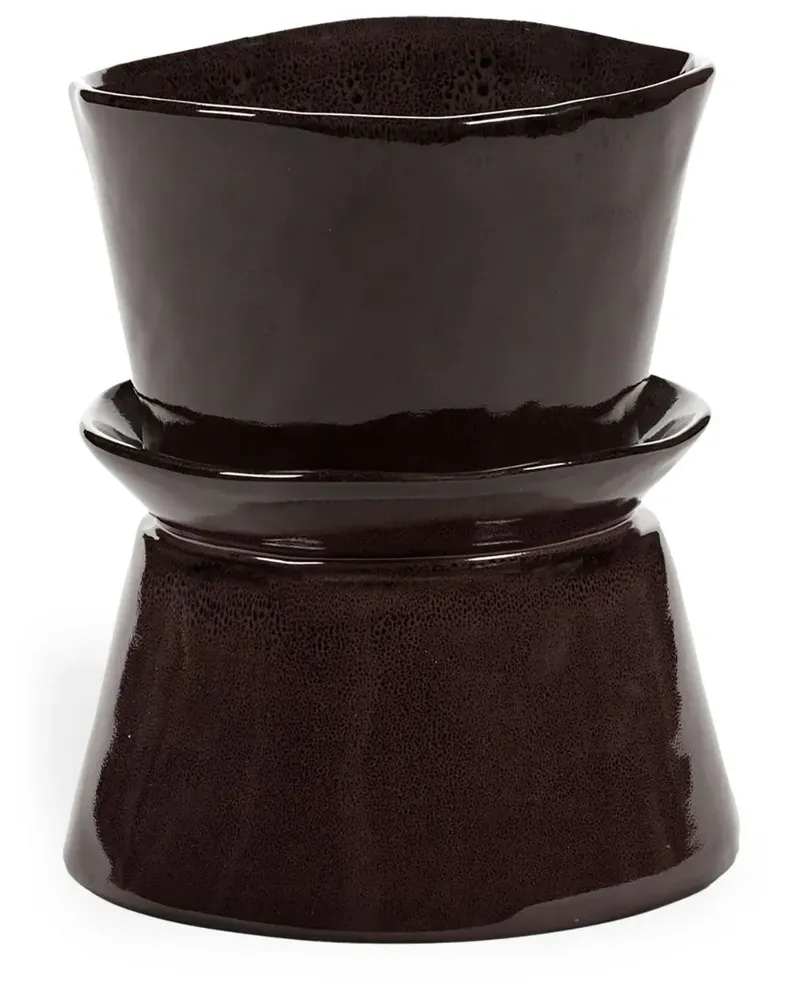 Serax La Mere Servierschale - Schwarz Schwarz