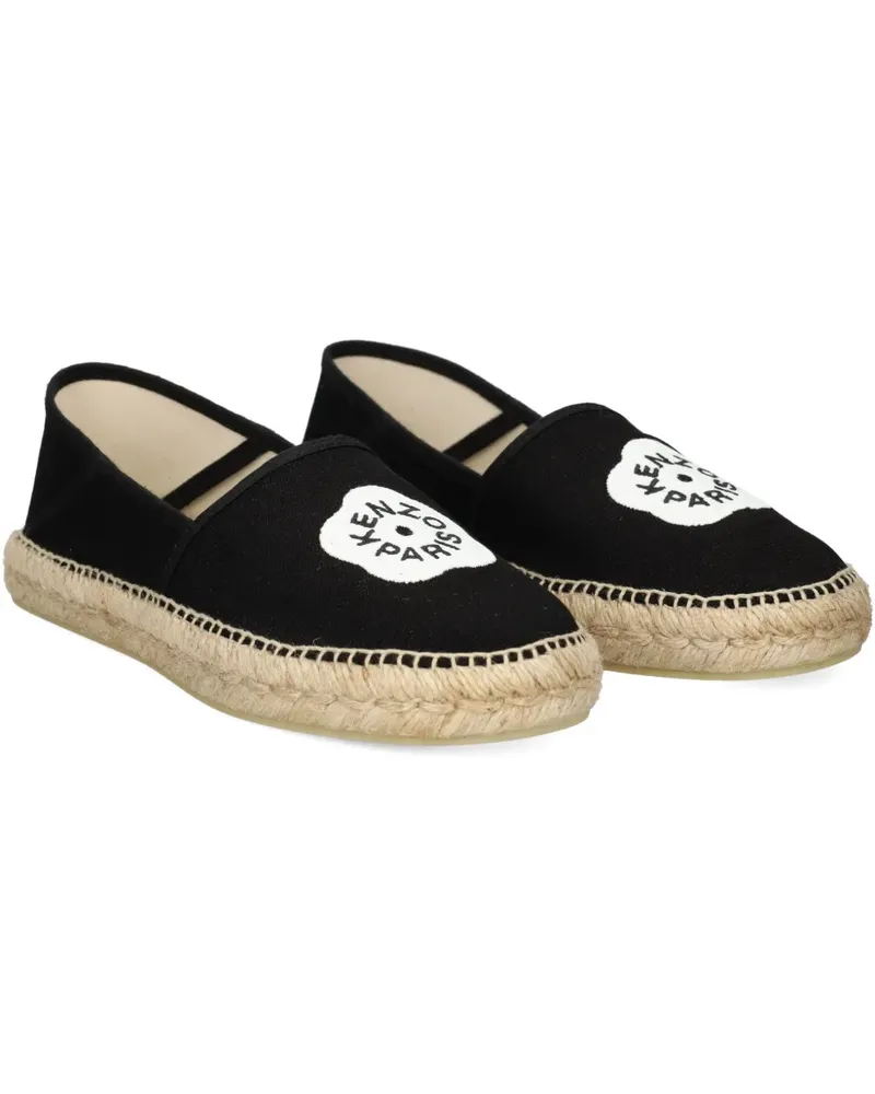 Kenzo logo-detail espadrilles - Schwarz Schwarz