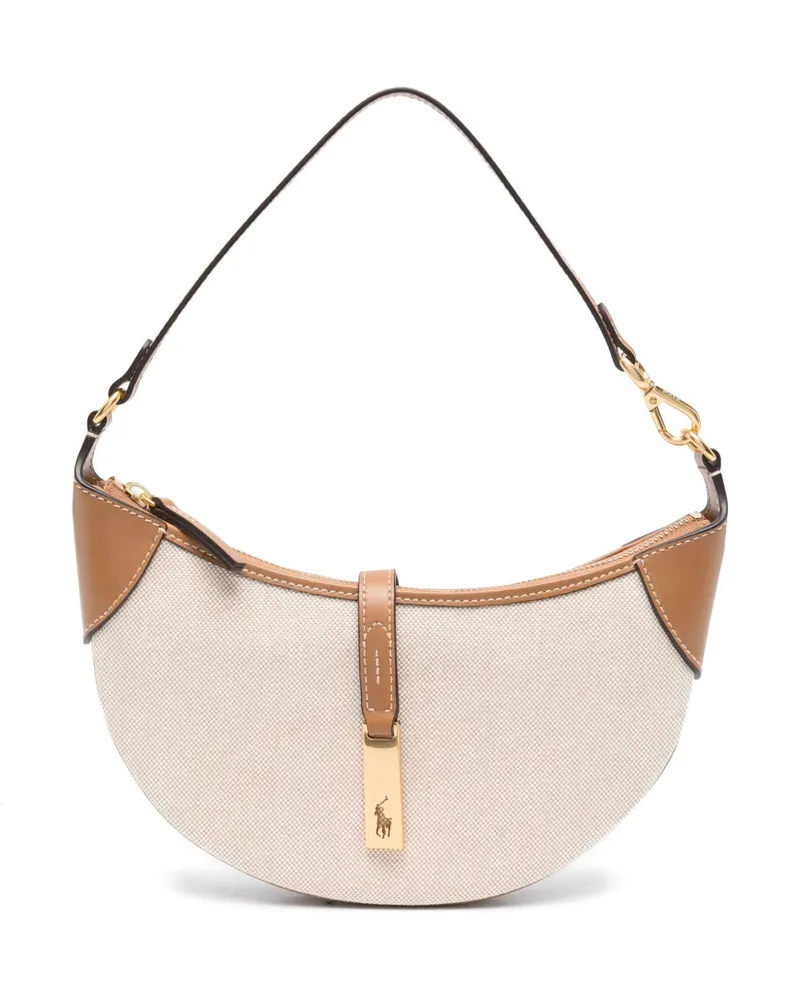 Ralph Lauren Mini-Schultertasche - Nude Nude