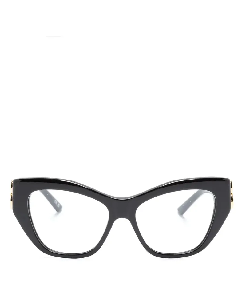 Balenciaga Brille im Cat-Eye-Design - Schwarz Schwarz