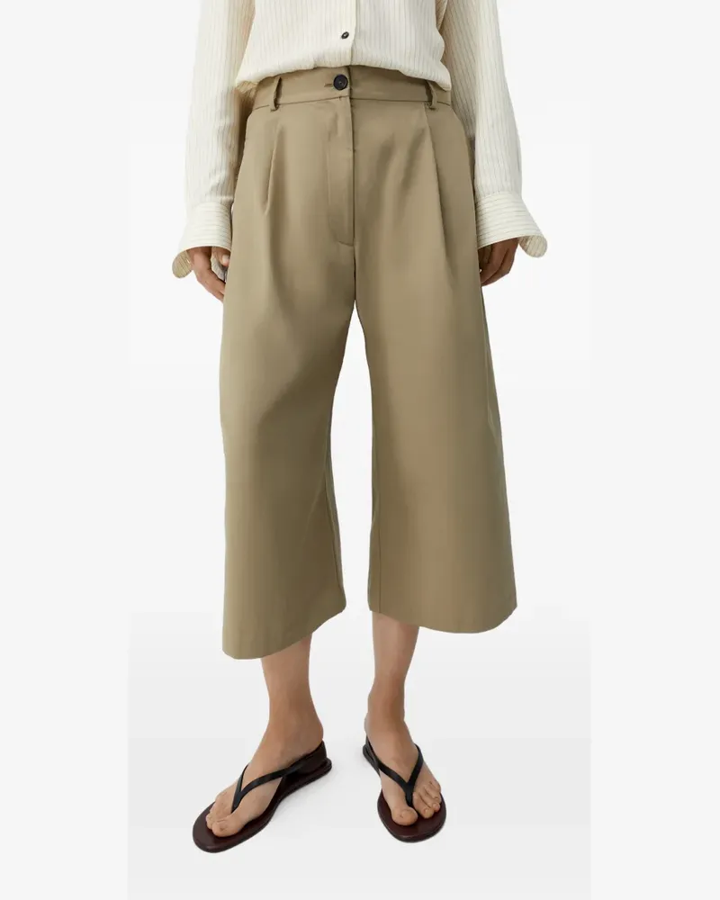 CORDERA pleated trousers - Nude Nude