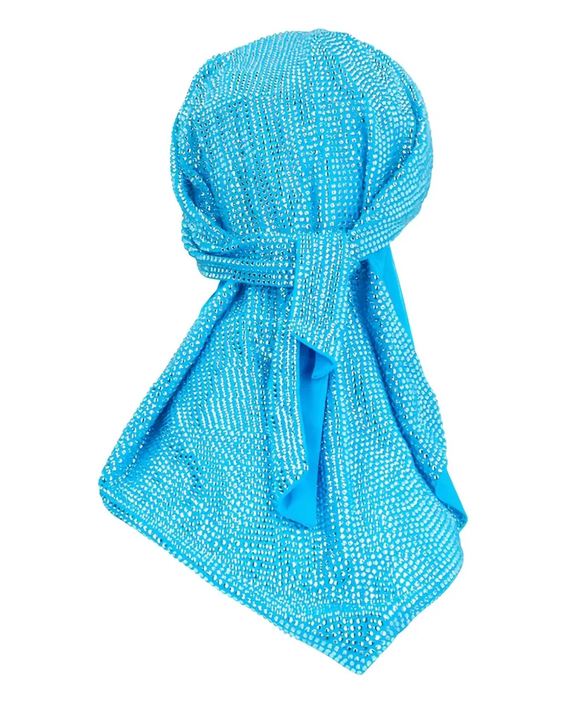 Giuseppe di Morabito Bandana mit Kristallverzierung - Blau Blau