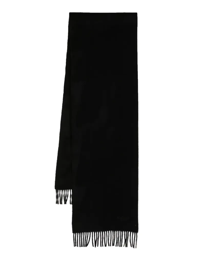 Mulberry Schal mit Logo-Stickerei - Schwarz Schwarz