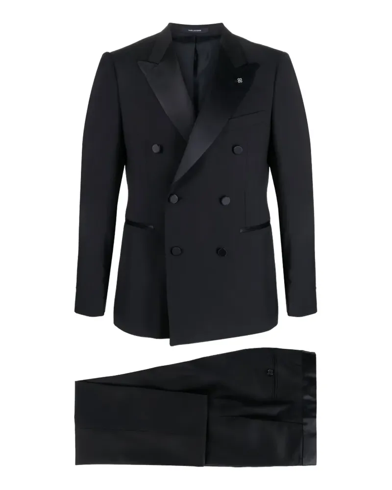 Tagliatore double-breasted peak-lapel suit - Blau Blau
