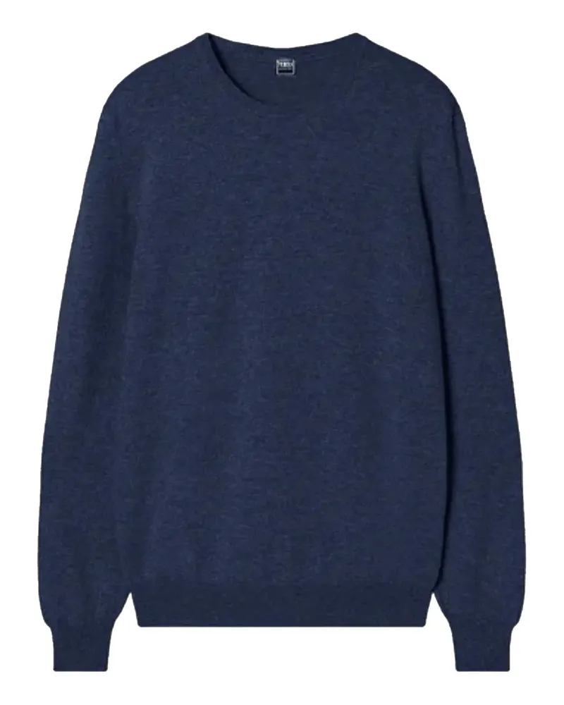 Fedeli Kaschmirpullover mit Rundhalsausschnitt - Blau Blau