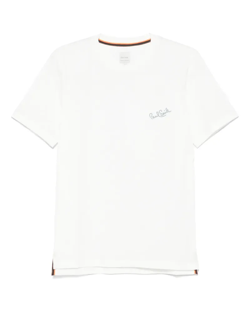 Paul Smith T-Shirt mit Logo-Print - Weiß Weiß
