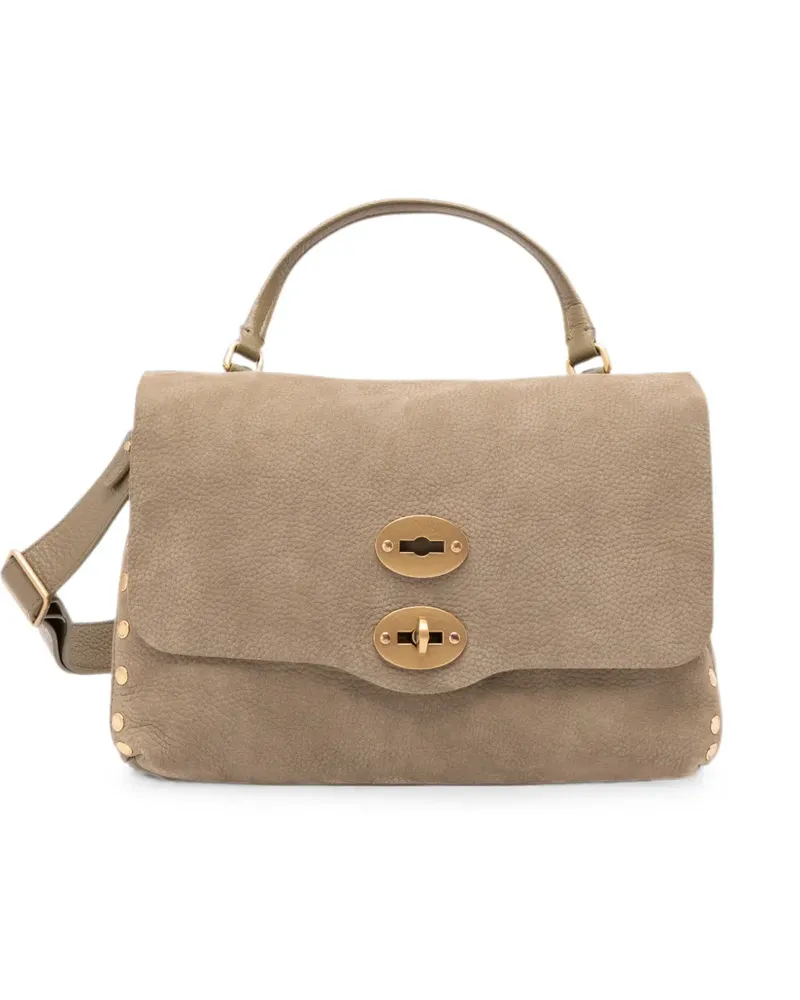 Zanellato S Postina stud-embellished tote bag - Nude Nude