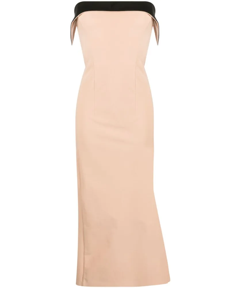Philosophy Di Lorenzo Serafini Schulterfreies Midikleid - Rosa Rosa