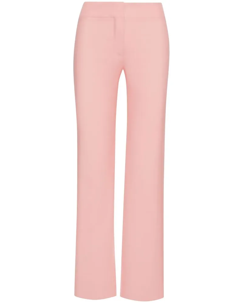 Oscar de la Renta Hose mit geradem Bein - Rosa Rosa