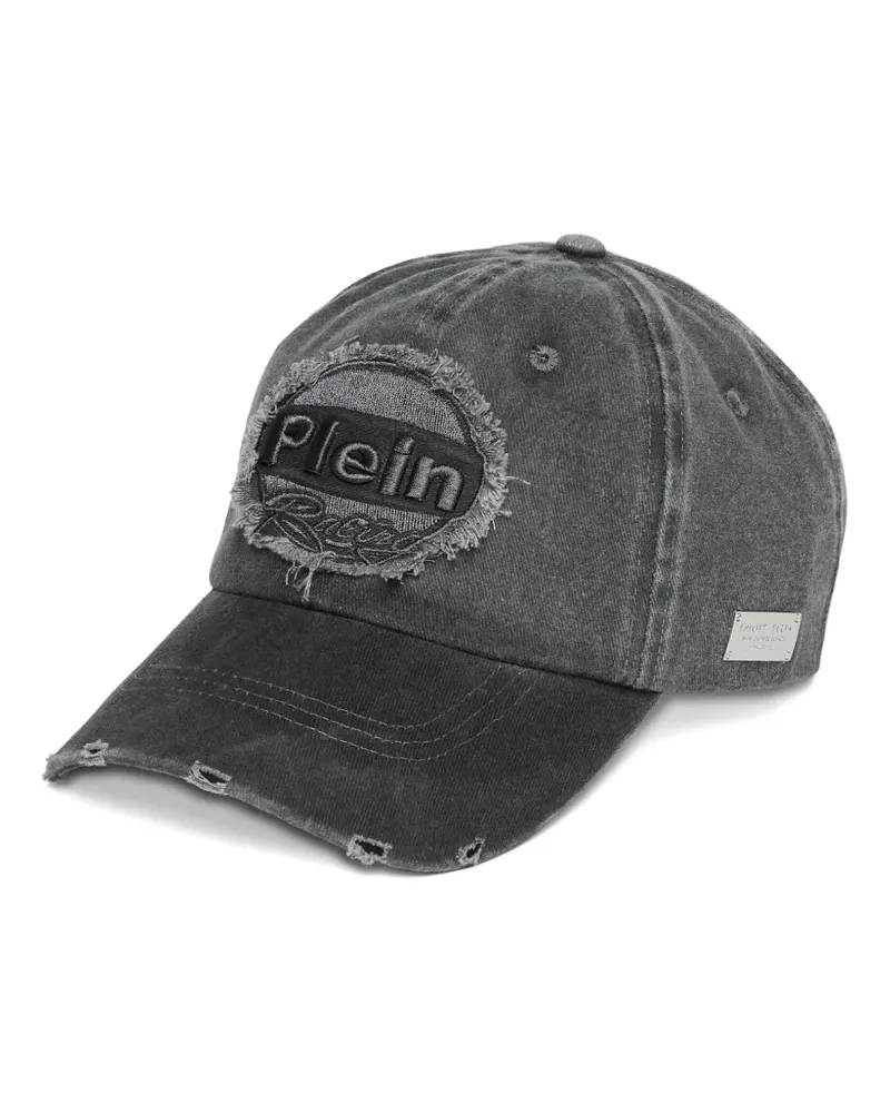 Philipp Plein Baseballkappe mit Logo - Grau Grau