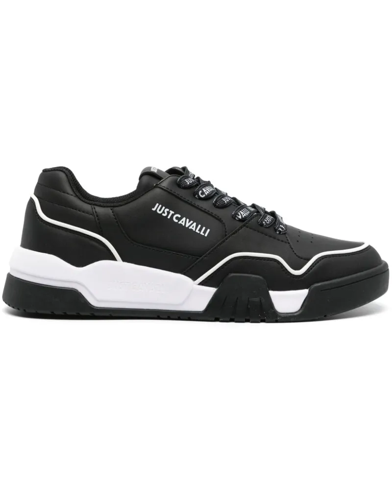 Just Cavalli Sneakers mit Logo-Prägung - Schwarz Schwarz