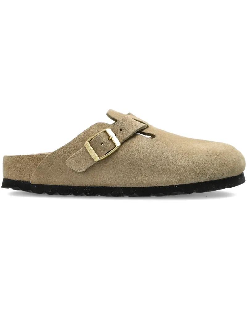 Birkenstock Boston BS suede mule - Nude Nude