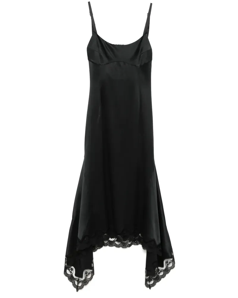 Monse Maxikleid aus Seide - Schwarz Schwarz