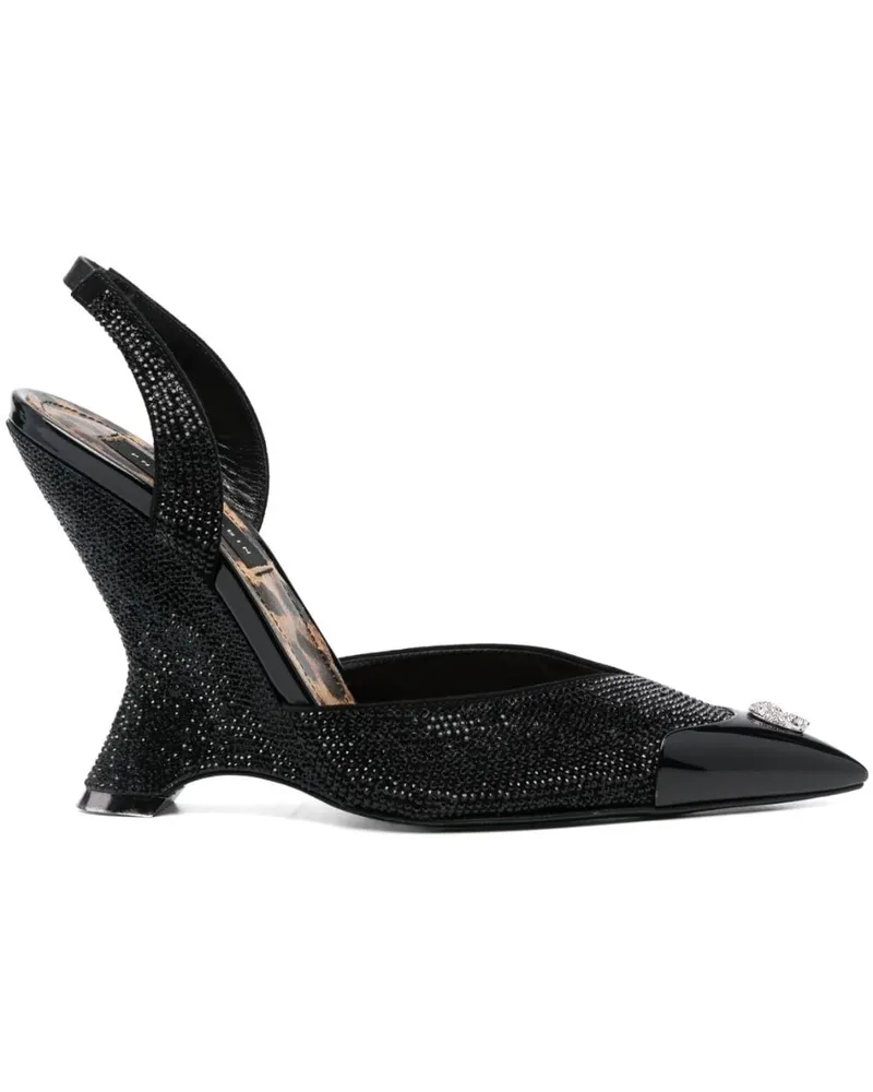 Philipp Plein Verzierte Pumps 105mm - Schwarz Schwarz