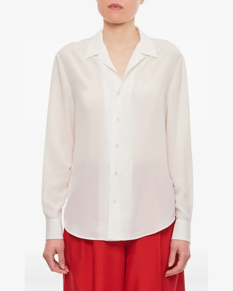 Ralph Lauren Hemd aus Seide - Weiß Weiß