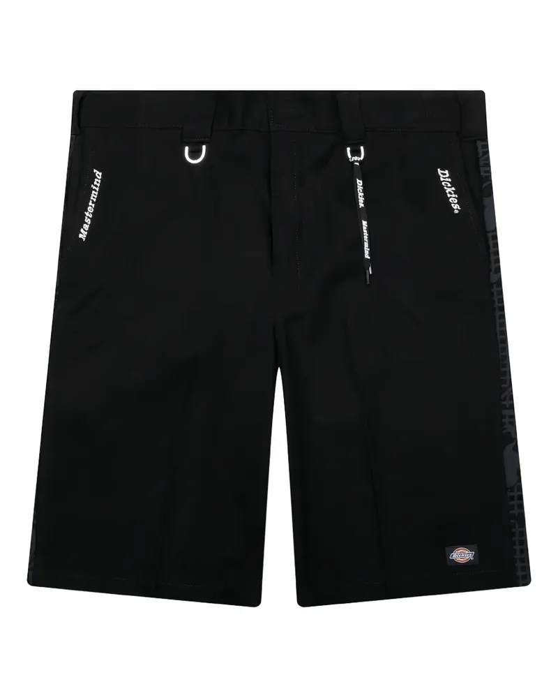 Mastermind Japan x Dickies graphic pattern shorts - Schwarz Schwarz