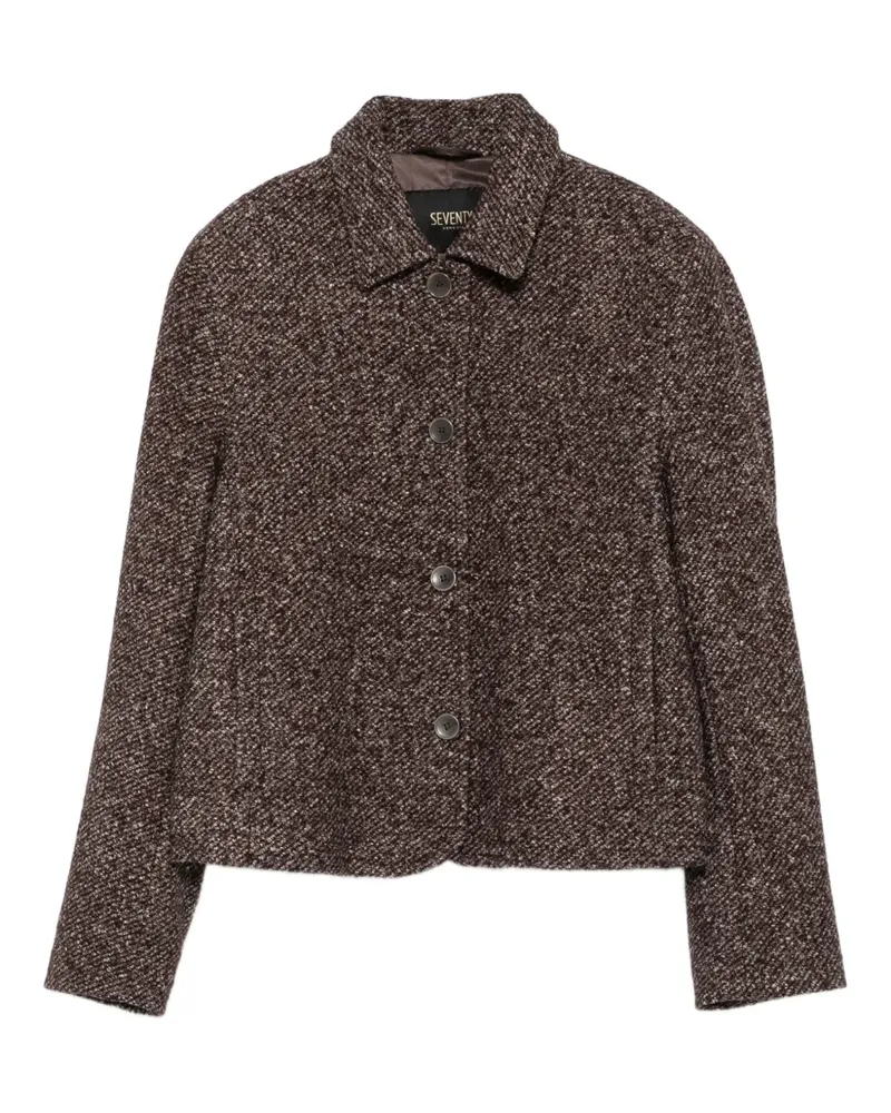Seventy Jacke mit Knöpfen - Braun Braun