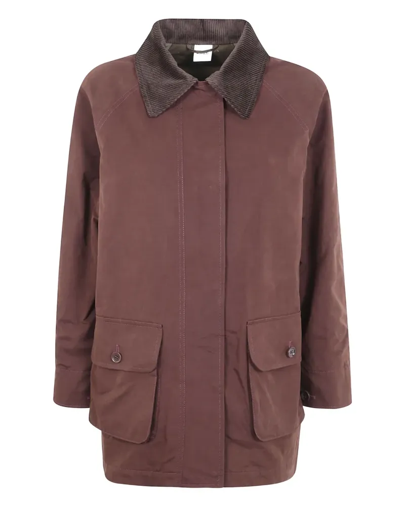 ASPESI Jacke mit Cordkragen - Rot Rot
