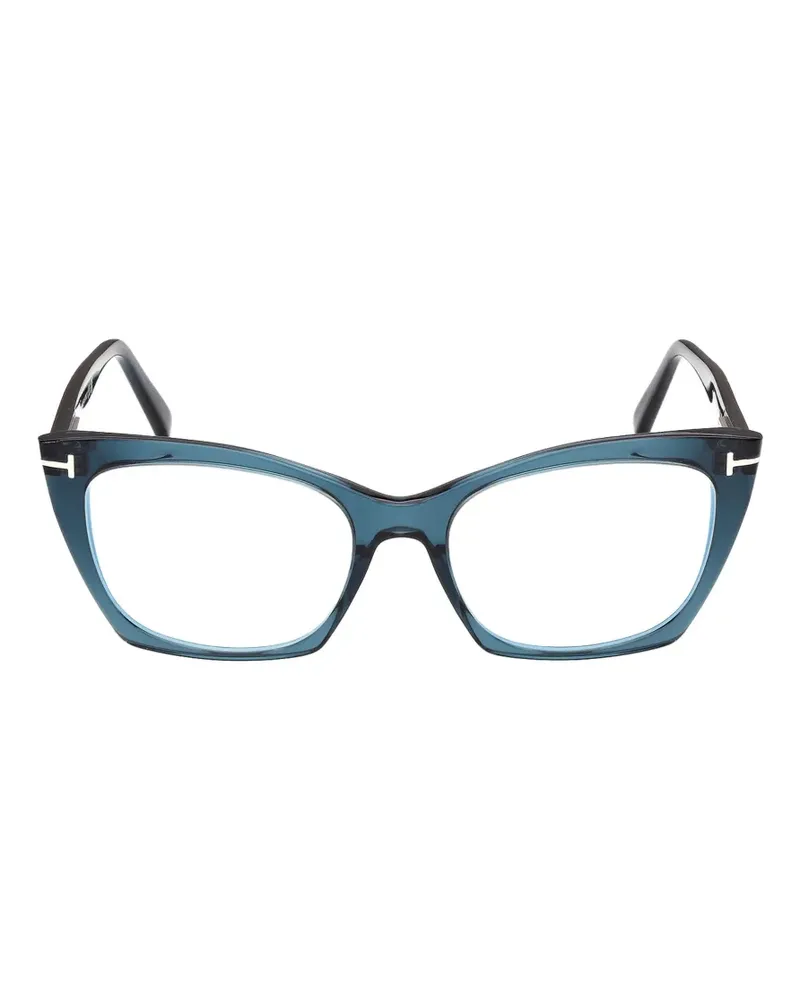 Tom Ford Cat-Eye-Brille - Blau Blau