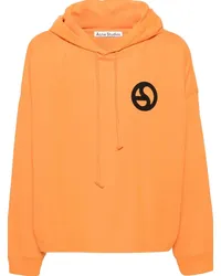 Acne Studios Hoodie mit grafischem Print Orange