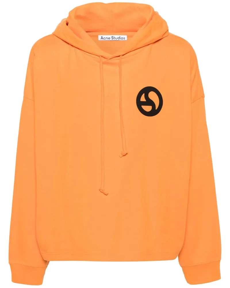 Acne Studios Hoodie mit grafischem Print Orange