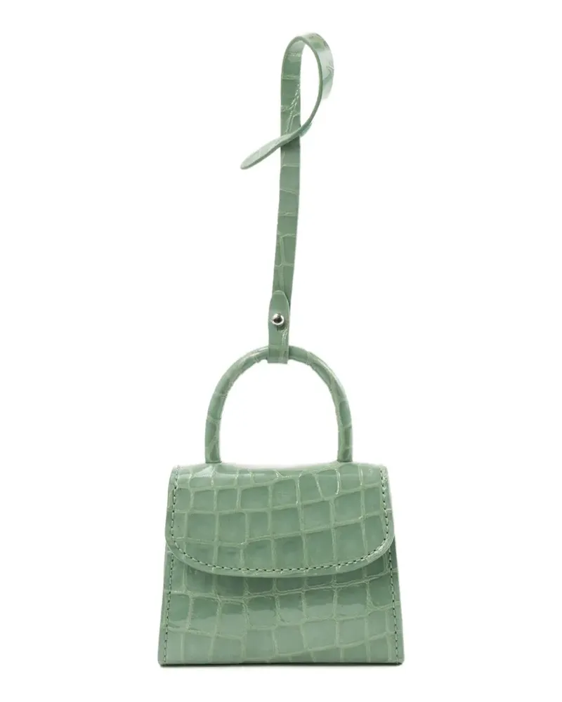 by FAR Mini Kartenetui mit Kroko-Prägung - Grün Grün