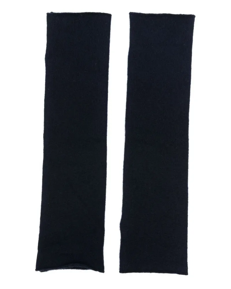 Lisa Yang ribbed cashmere arm warmers - Blau Blau