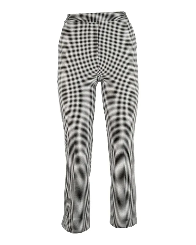 Chiara Boni Nuccix printed trousers - Schwarz Schwarz