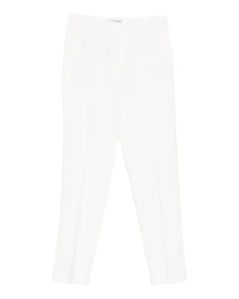 Ermanno Scervino Gerade Hose mit Gürtelschlaufen - Weiß Weiß
