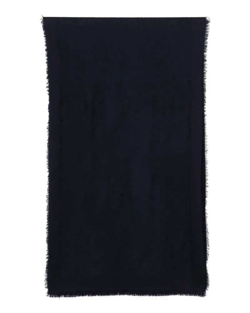 Tagliatore Schal mit Logo - Blau Blau