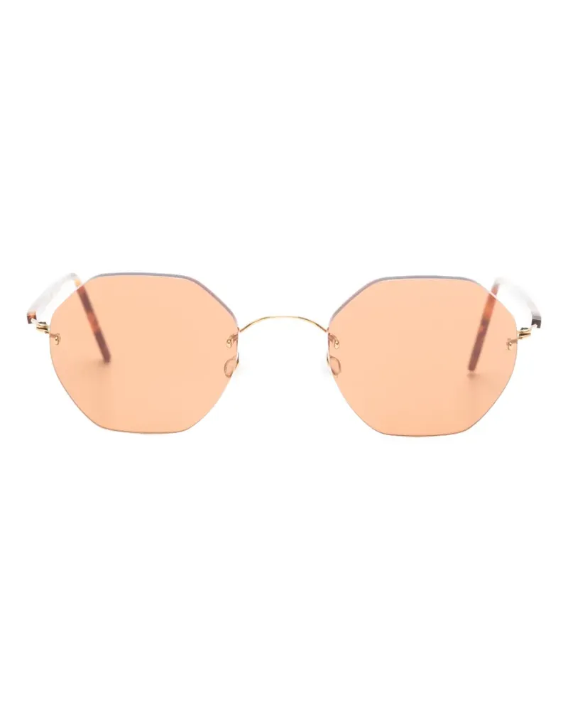 Lindberg Rahmenlose Sonnenbrille - Gold Gold