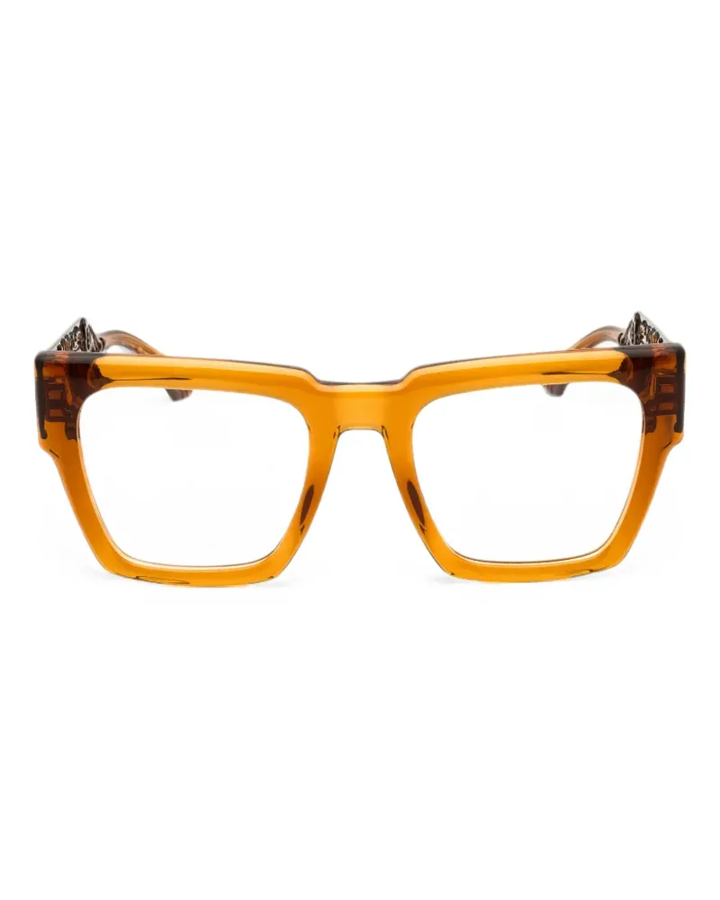 Etro Brille mit eckigem Gestell - Orange Orange
