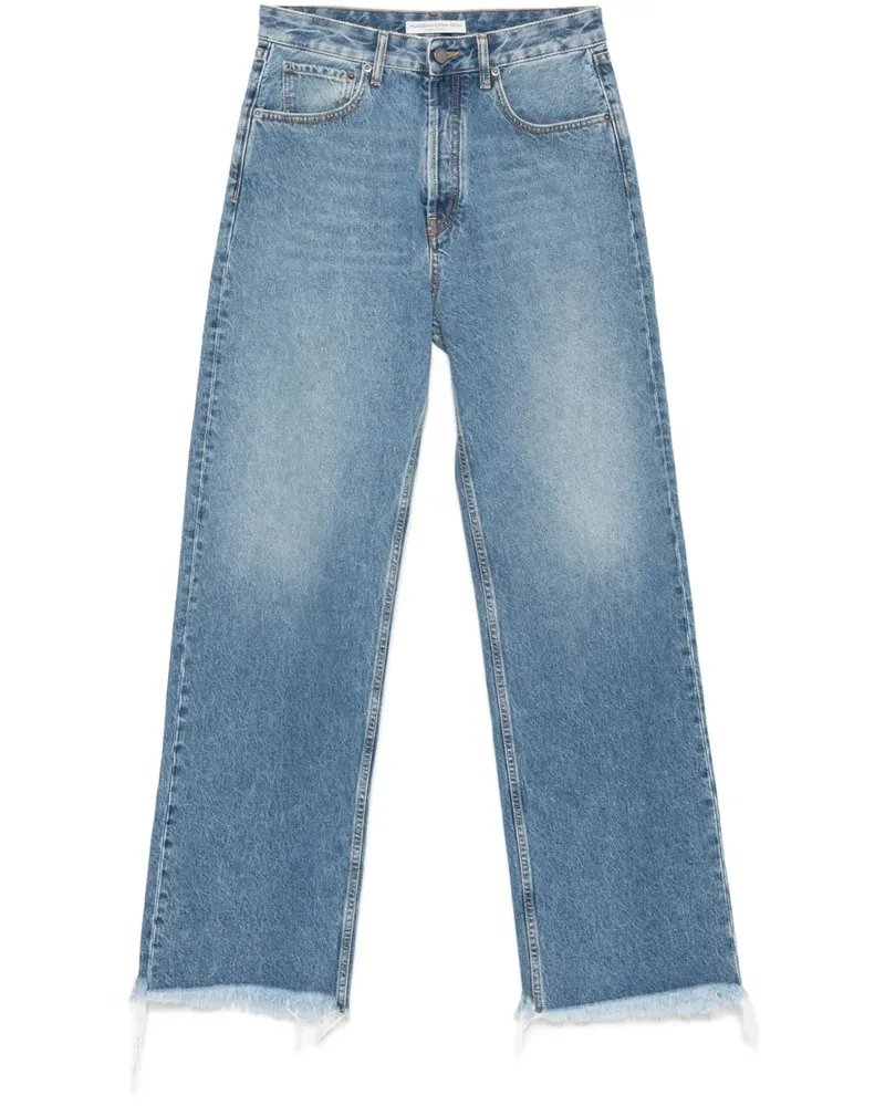 Alessandra Rich Tief sitzende Baggy-Jeans - Blau Blau