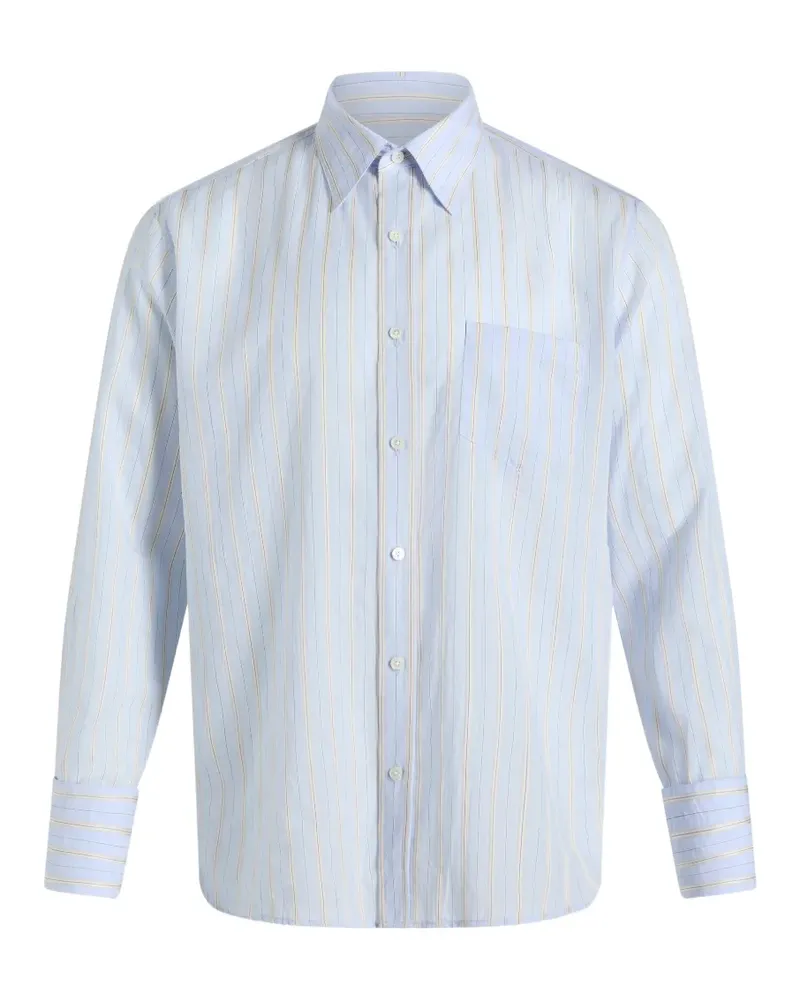 Public School Gestreiftes Hemd - Blau Blau