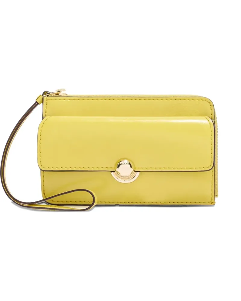 Furla Sfera Kartenetui aus Kalbsleder - Gelb Gelb