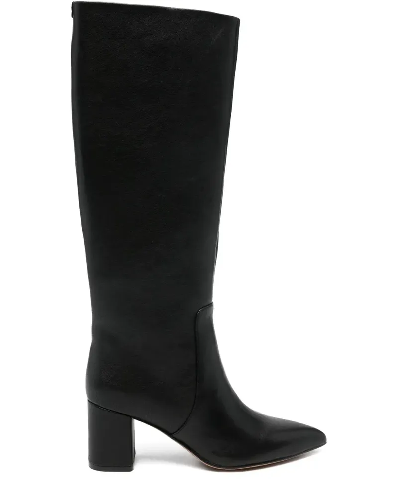 Twin-Set Spitze Stiefel - Schwarz Schwarz