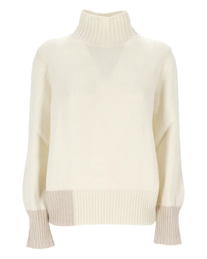 Gran Sasso high-neck sweater - Nude Nude