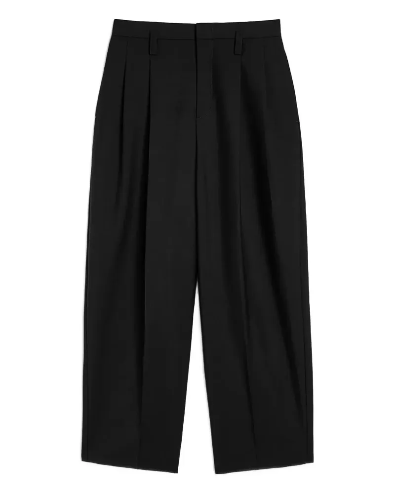 Jil Sander Plissierte Hose - Schwarz Schwarz