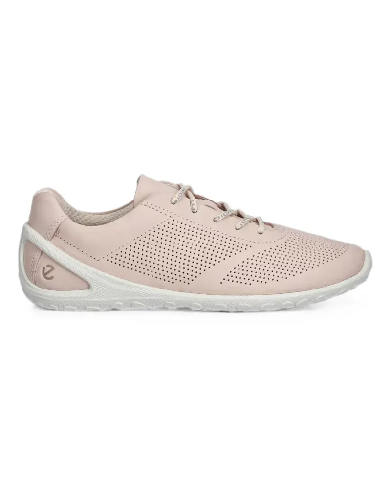 Ecco Biom Lite perforated leather sneakers - Rosa Rosa