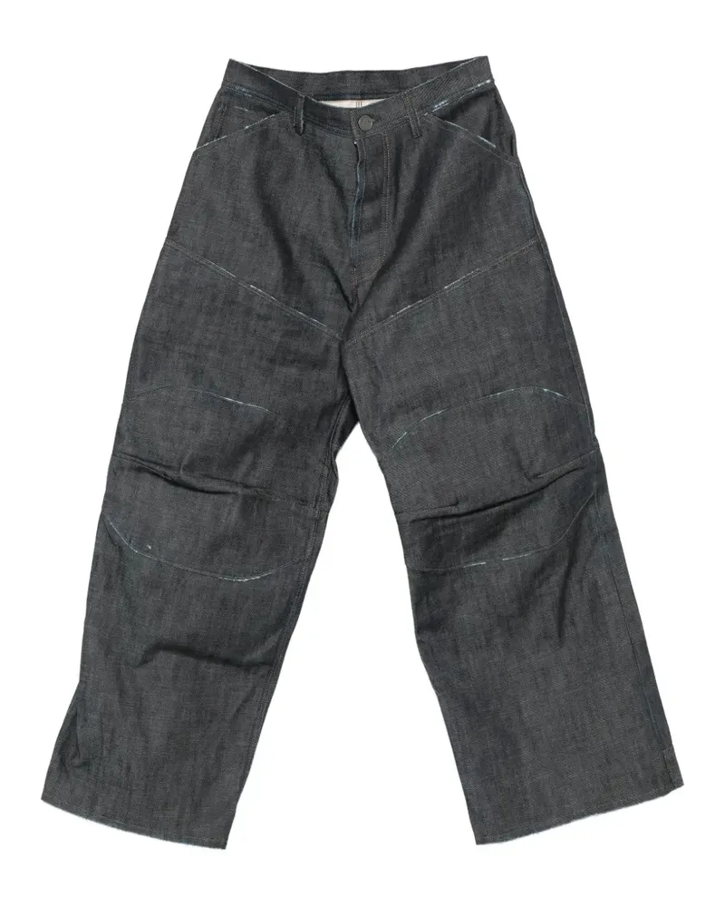 G-STAR RAW stitched-embellishment jeans - Blau Blau