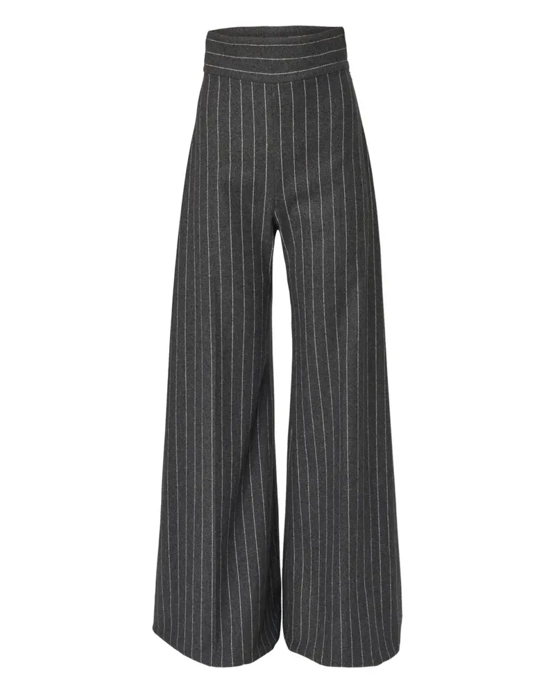 Carolina Herrera New York Diane Palazzohose mit Nadelstreifen - Grau Grau