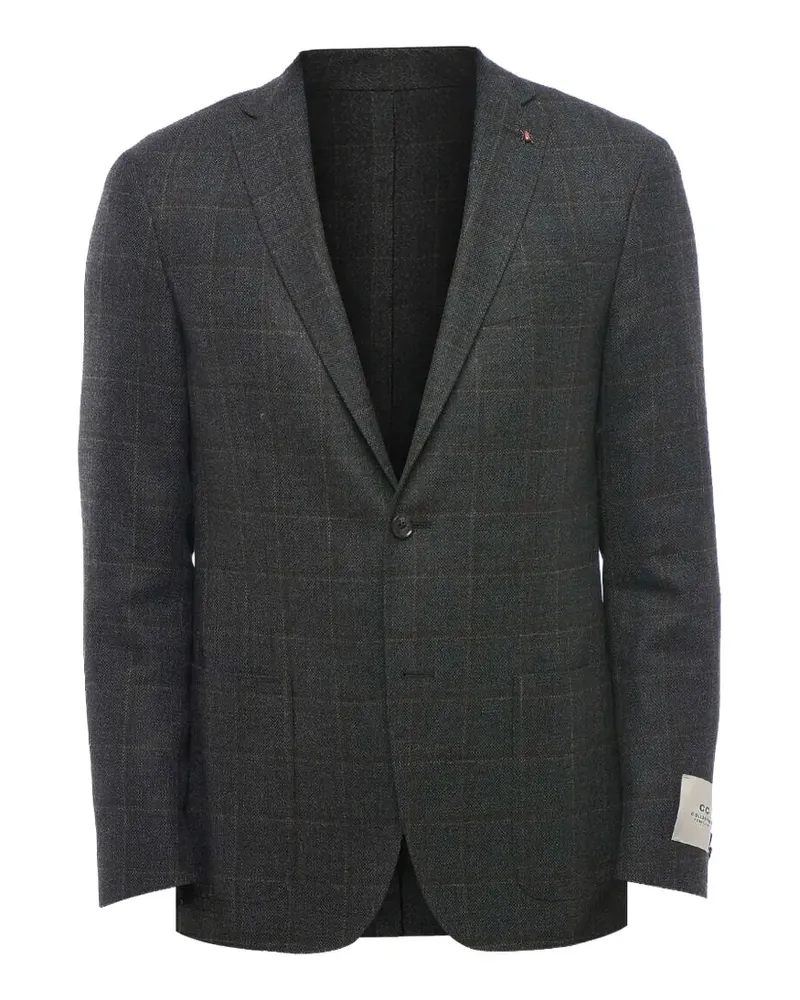 Corneliani CC Collection check-pattern blazer - Grau Grau