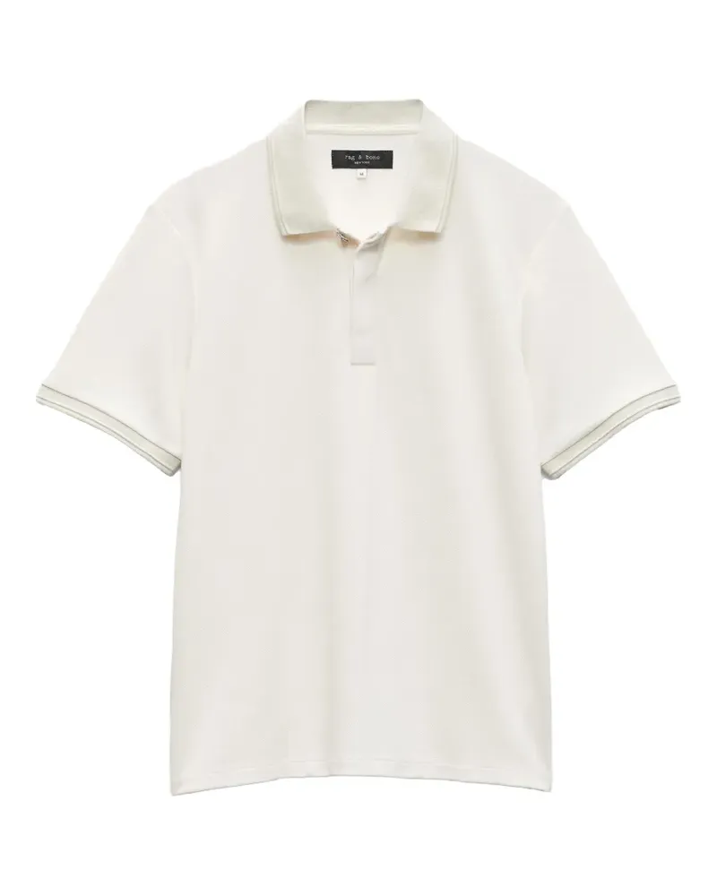 Rag & Bone Piqué-Poloshirt - Nude Nude