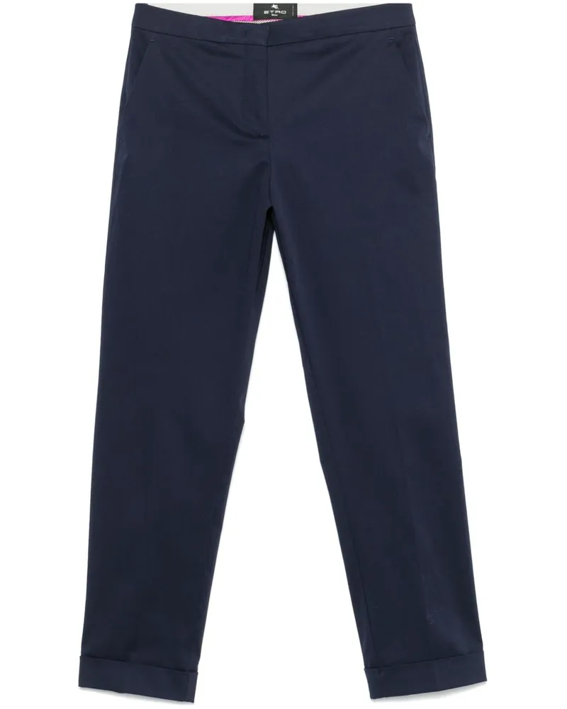Etro Klassische Hose - Blau Blau
