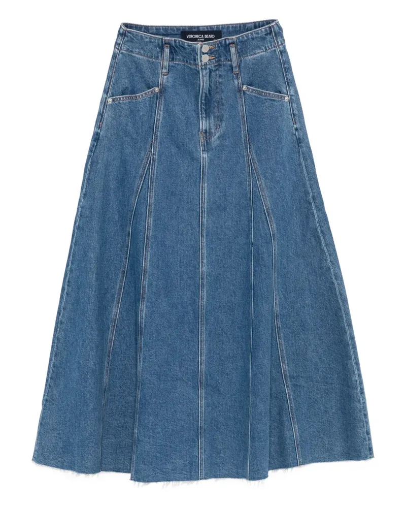 Veronica Beard Jeansrock in A-Linie - Blau Blau