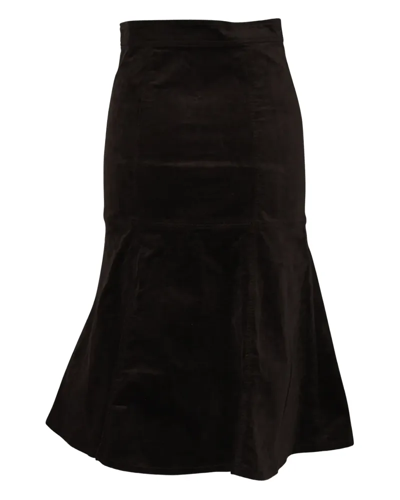 Zadig & Voltaire velvet fluted skirt - Braun Braun