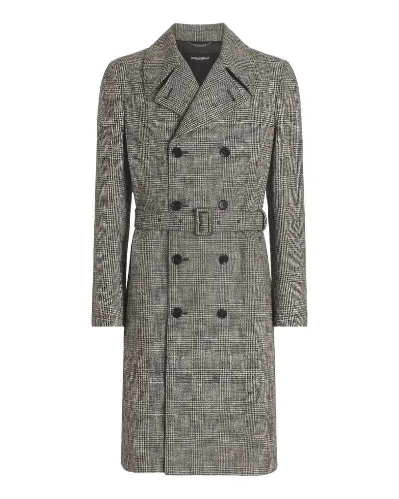 Dolce & Gabbana Doppelreihiger Mantel - Grau Grau